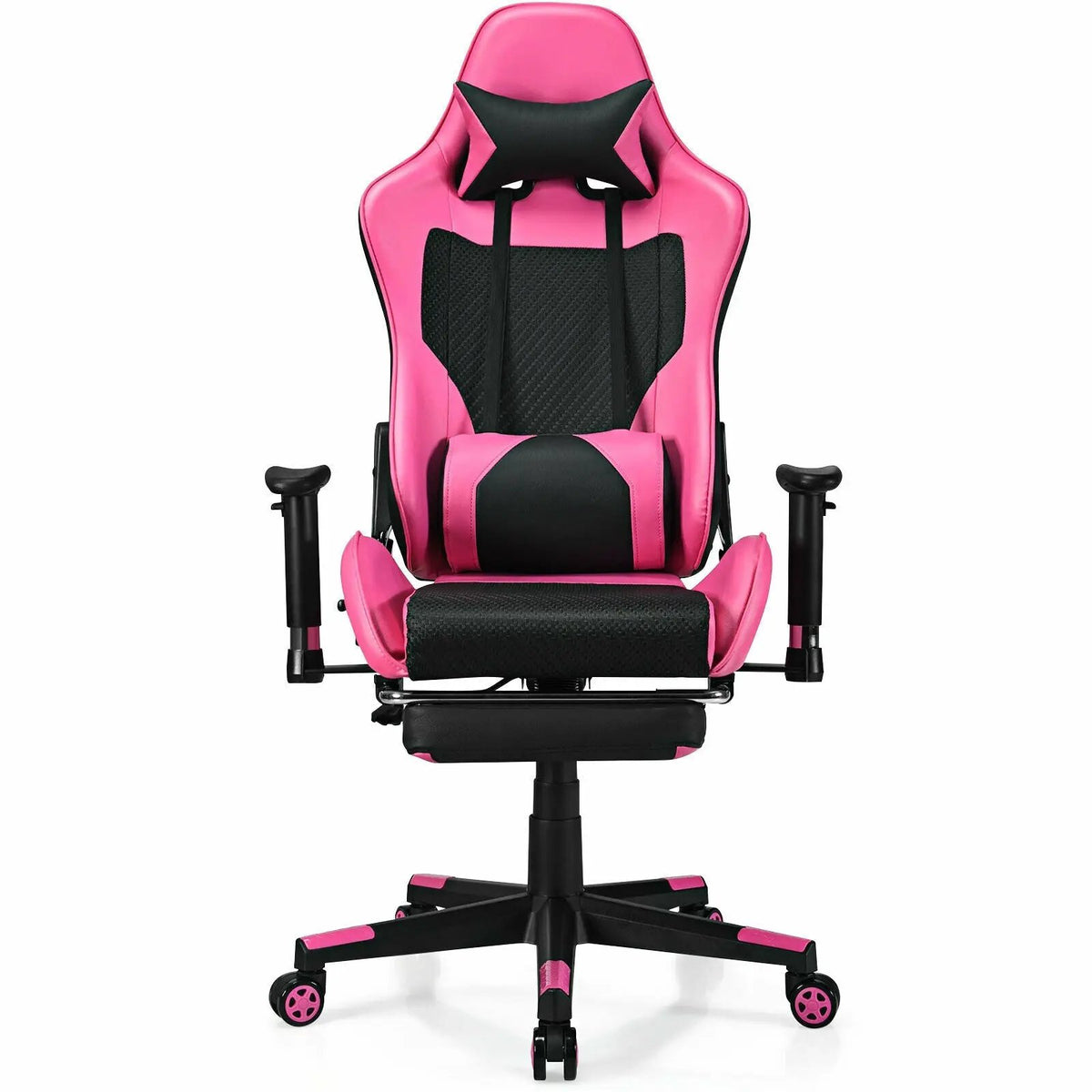 PU Leather Gaming Chair with USB Massage by DirectDeals