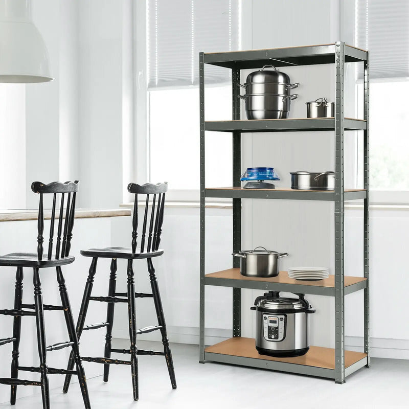 2 Pcs Storage Shelves Garage Shelving Units Tool Utility Shelves by DirectDeals