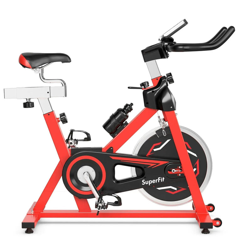 Exercise Bike with 30lbs Steel Flywheel by DirectDeals