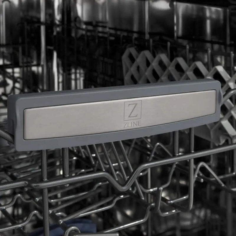 ZLINE Autograph 18" Dishwasher Stainless, Matte Black DWVZ-18-MB by Farmhouse Kitchen and Bath