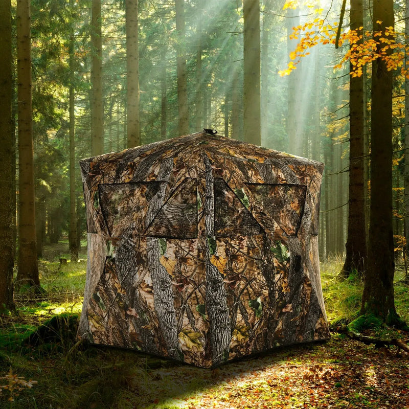 3 Person Portable Pop-Up Ground Hunting Blind with Tie-downs by DirectDeals