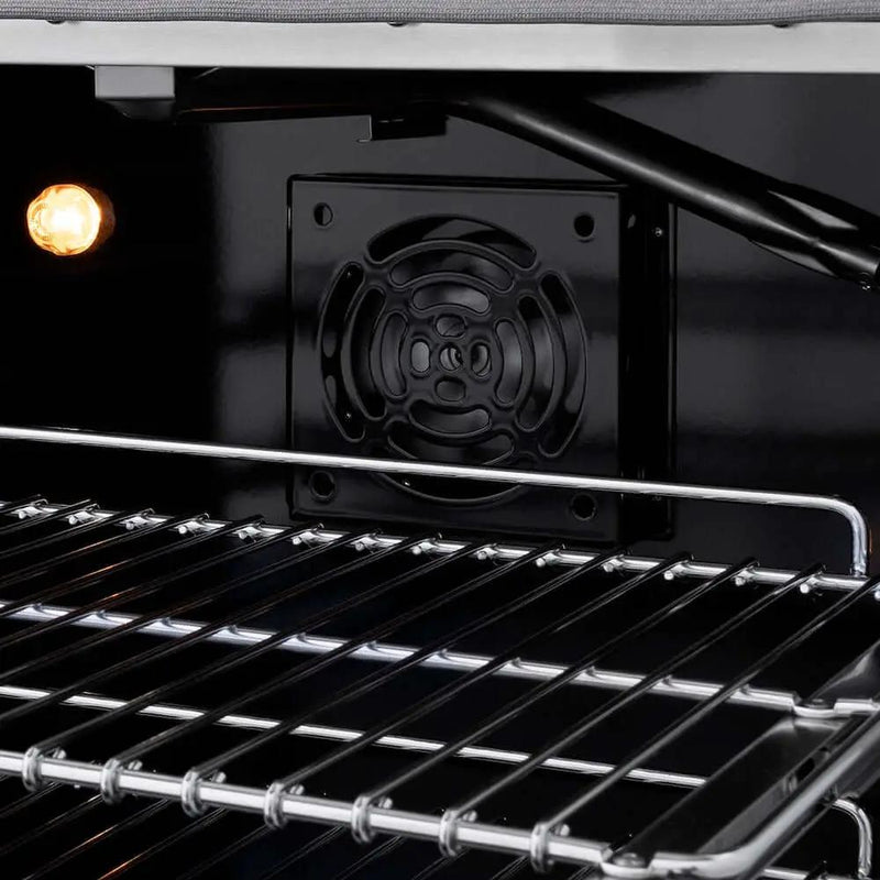 ZLINE 48"Gas Range, Convection Oven White, Gold, SGRZ-WM-48-G by Farmhouse Kitchen and Bath