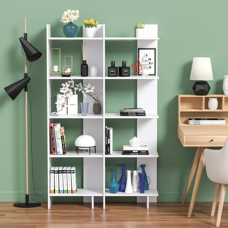 5-tier Freestanding Decorative Storage Display Bookshelf by DirectDeals