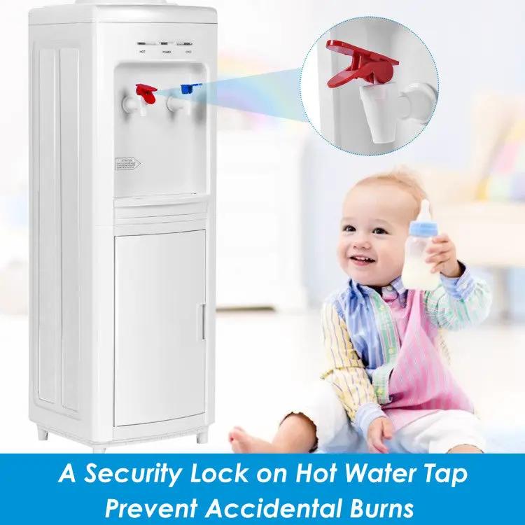 5-Gallon Hot & Cold Water Cooler with Child Safety Lock by DirectDeals