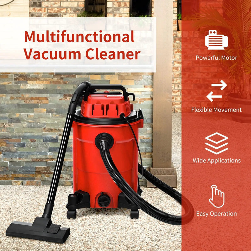 3 in 1 6.6 Gallon 4.8 Peak HP Wet Dry Vacuum Cleaner with Blower by DirectDeals