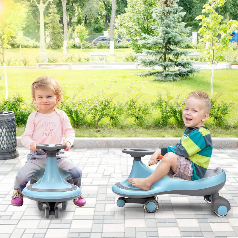 Wiggle Car Ride-on Toy with Flashing Wheels by DirectDeals