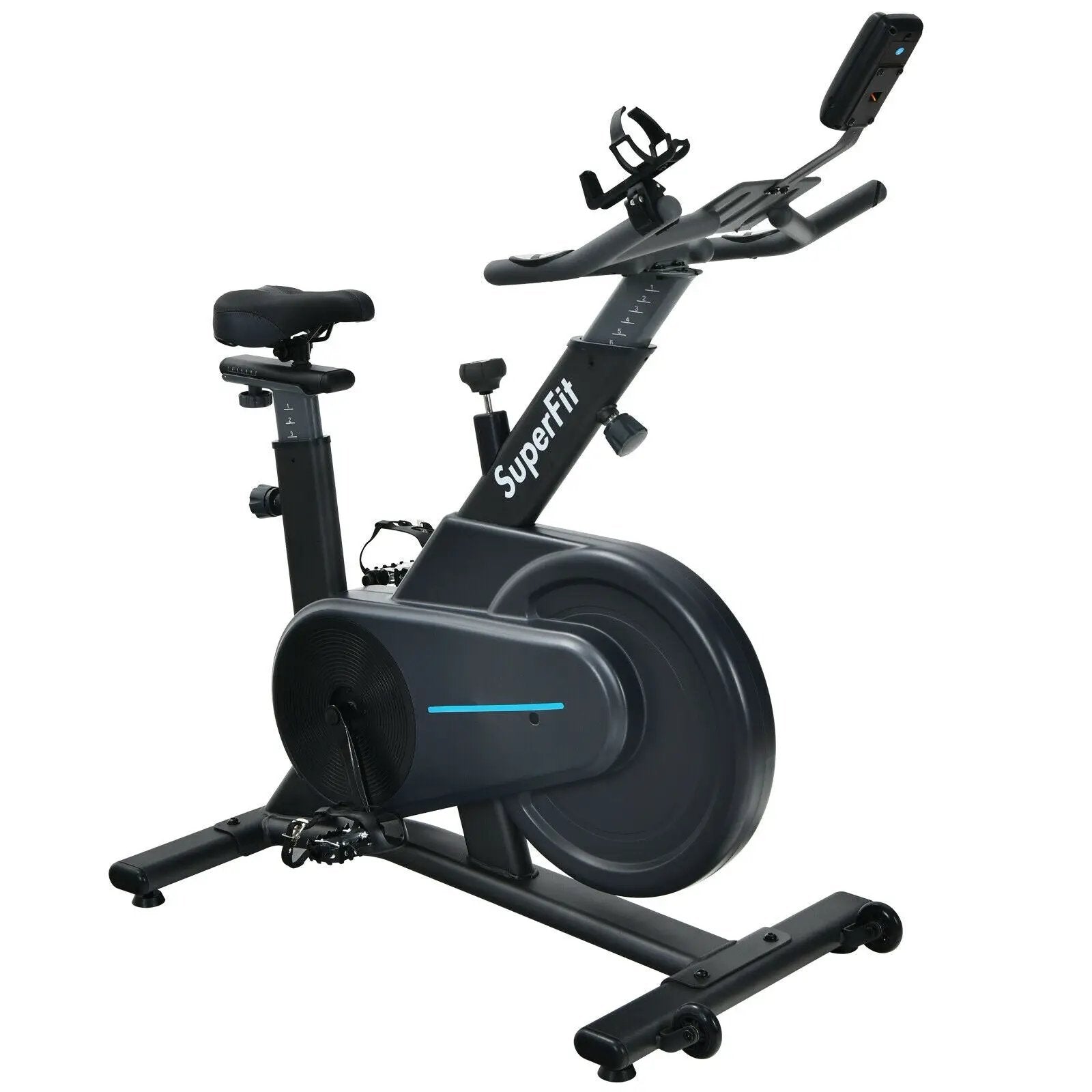 Magnetic Exercise Bike with Adjustable Seat and Handle by DirectDeals