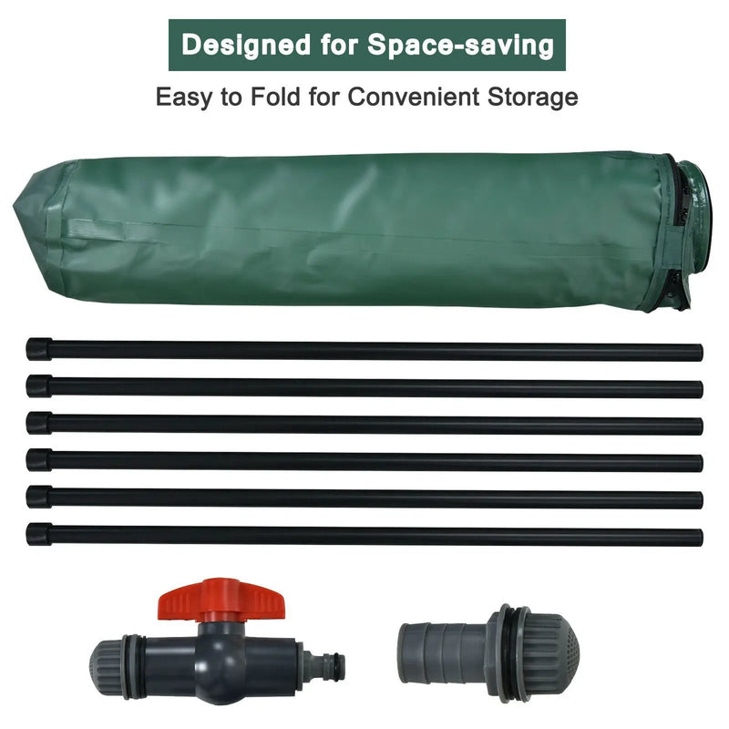 53 Gallon Portable Collapsible Rain Barrel Water Collector by DirectDeals
