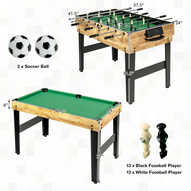 10-in-1 Multi Combo Game Table Set for Home by DirectDeals