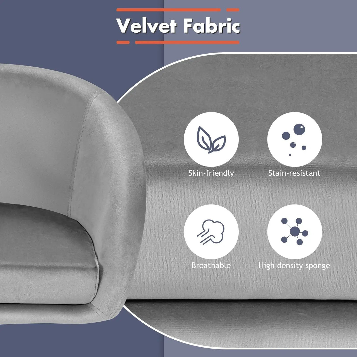 360 Degree Swivel Makeup Stool Accent Chair with Round Back and Metal Base by DirectDeals
