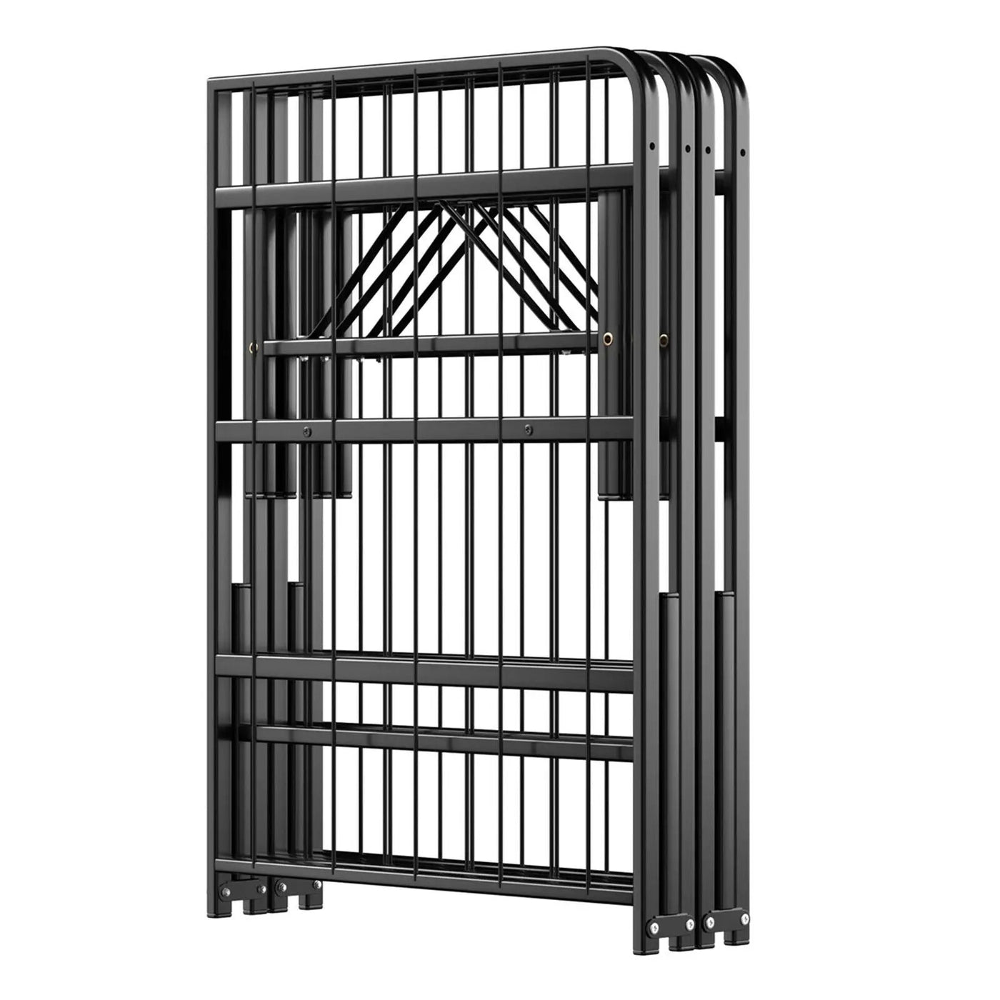 Twin/Full/Queen Size Foldable Metal Platform Bed with Tool-Free Assembly by DirectDeals