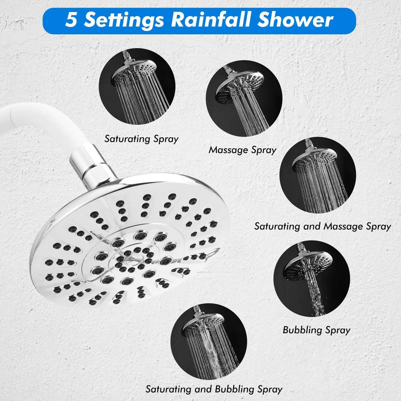 High Pressure Combo Handheld Shower Head by DirectDeals