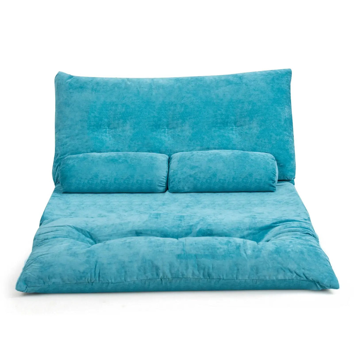 6-Position Adjustable Sleeper Lounge Couch with 2 Pillows by DirectDeals