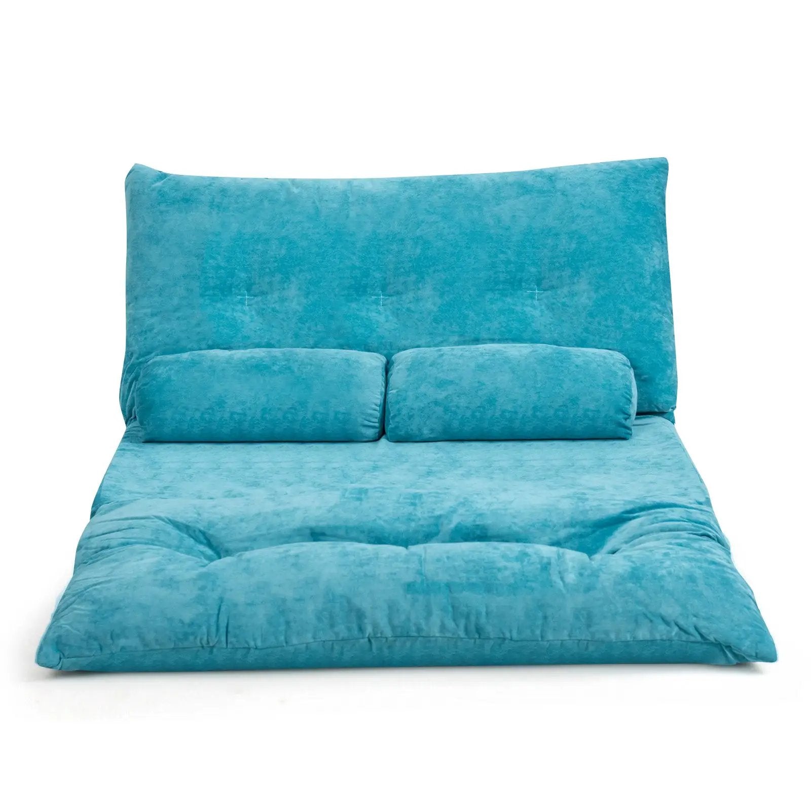 6-Position Adjustable Sleeper Lounge Couch with 2 Pillows by DirectDeals