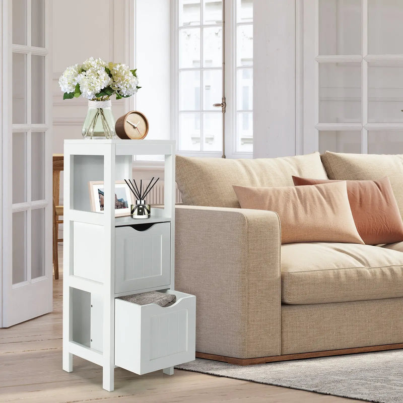 Freestanding Storage Cabinet with 2 Removable Drawers for Bathroom by DirectDeals