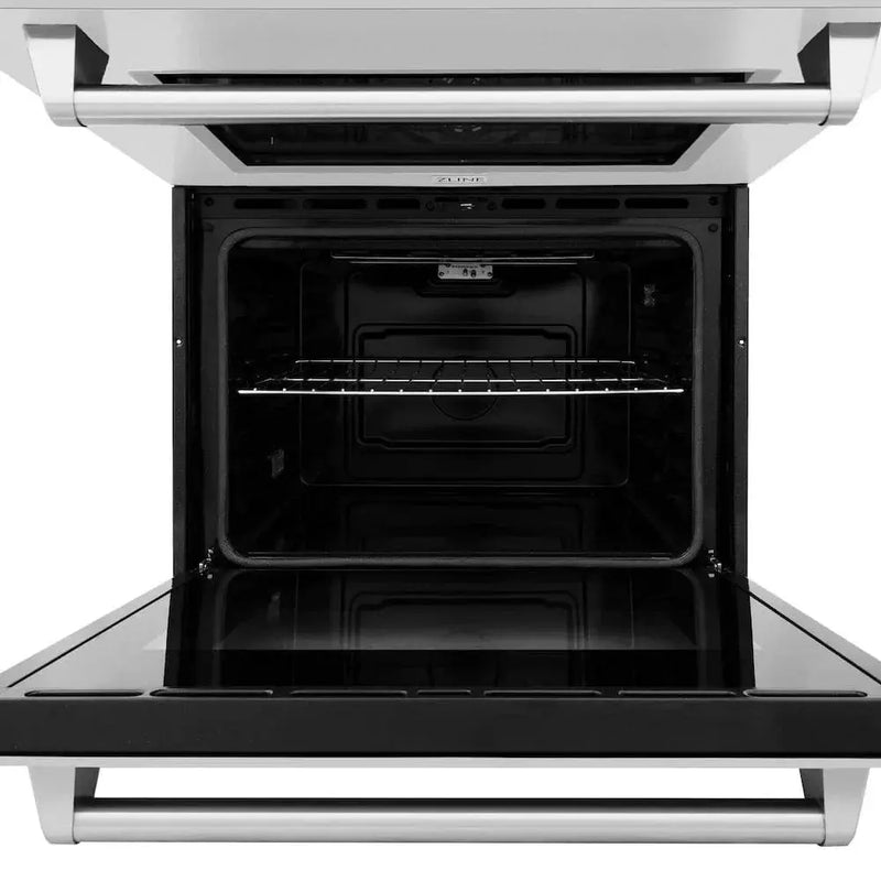 ZLINE 30"Professional True Convection Double Wall Oven, Air Fry, Self Clean, Stainless Steel WAD-30 by Farmhouse Kitchen and Bath