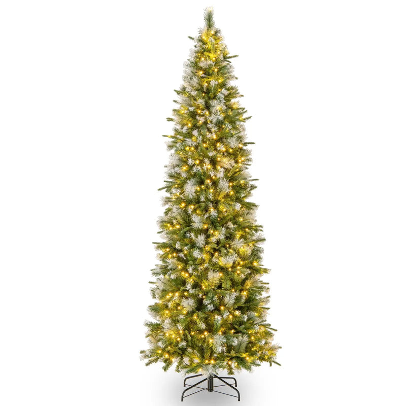 6/7.5/9 FT Artificial Christmas Tree with Warm-White LED Lights by DirectDeals