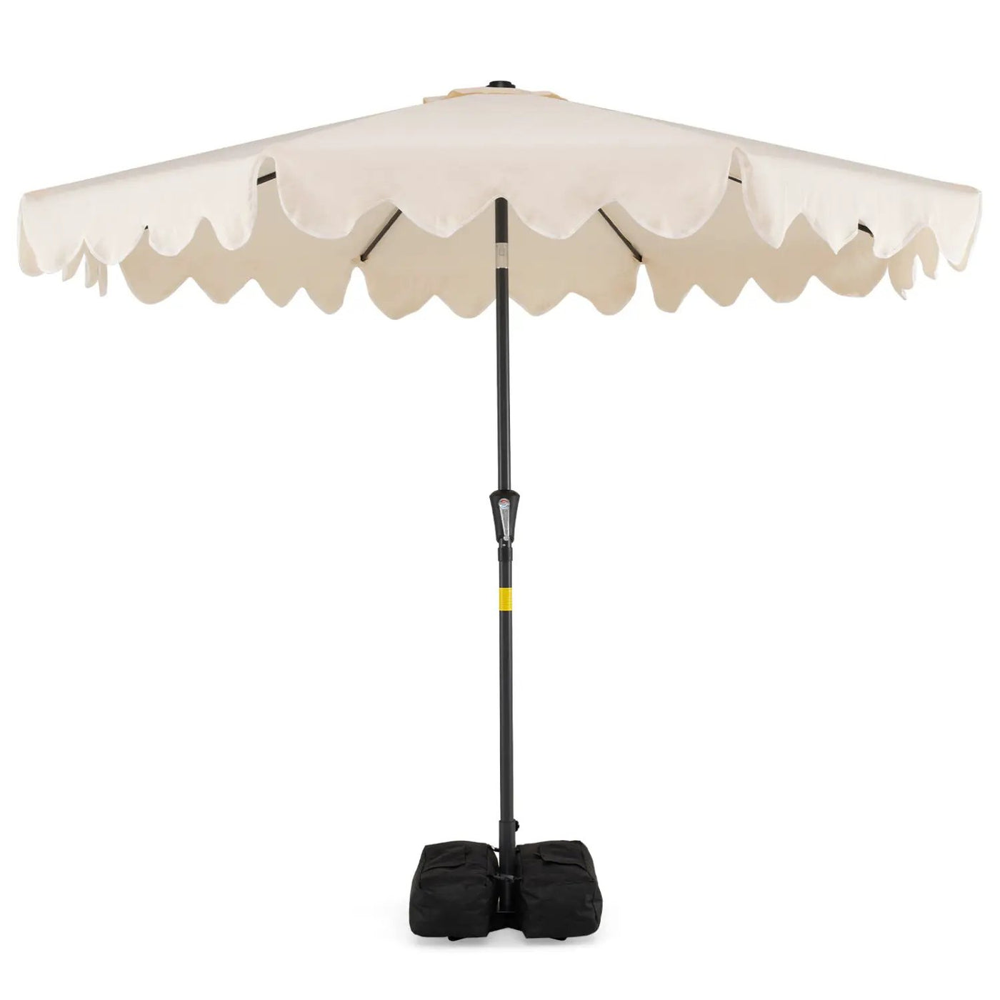 9 Feet Patio Umbrella with Weighted Base and Sandbags by DirectDeals