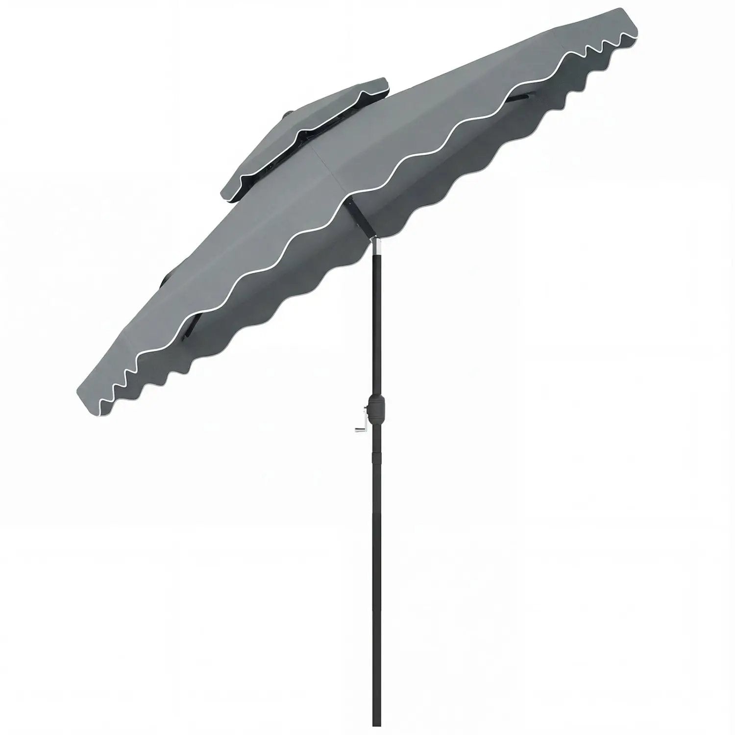 9 Feet Patio Umbrella with Push Button Tilt and Crank by DirectDeals