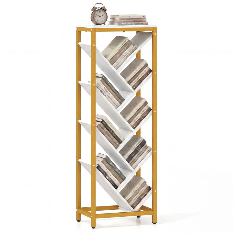 9-Tier Freestanding Bookcase for Hardcover Books by DirectDeals