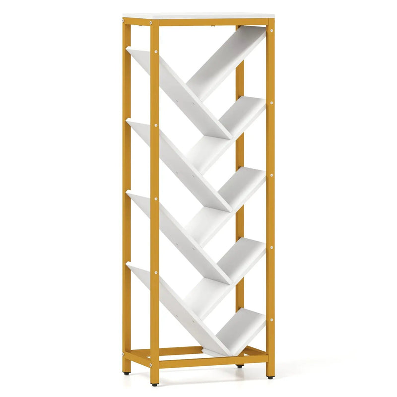 9-Tier Freestanding Bookcase for Hardcover Books by DirectDeals