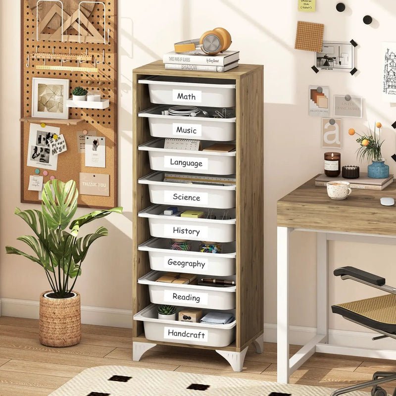 9-Tier Fruit & Vegetable Storage Rack with Slide-Out Baskets by DirectDeals