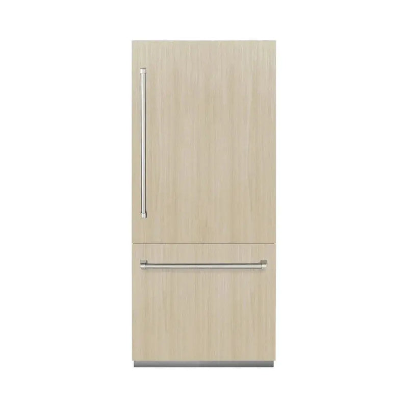 ZLINE 36" Panel Ready Built-In Bottom Freezer Refrigerator,Water Dispenser, Ice Maker,Graphite Gray GRBIT-36 by Farmhouse Kitchen and Bath
