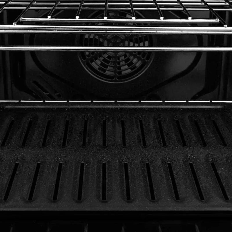 ZLINE 30"Professional True Convection Double Wall Oven, Air Fry, Self Clean, Stainless Steel, Matte Black WADZ-30-MB by Farmhouse Kitchen and Bath