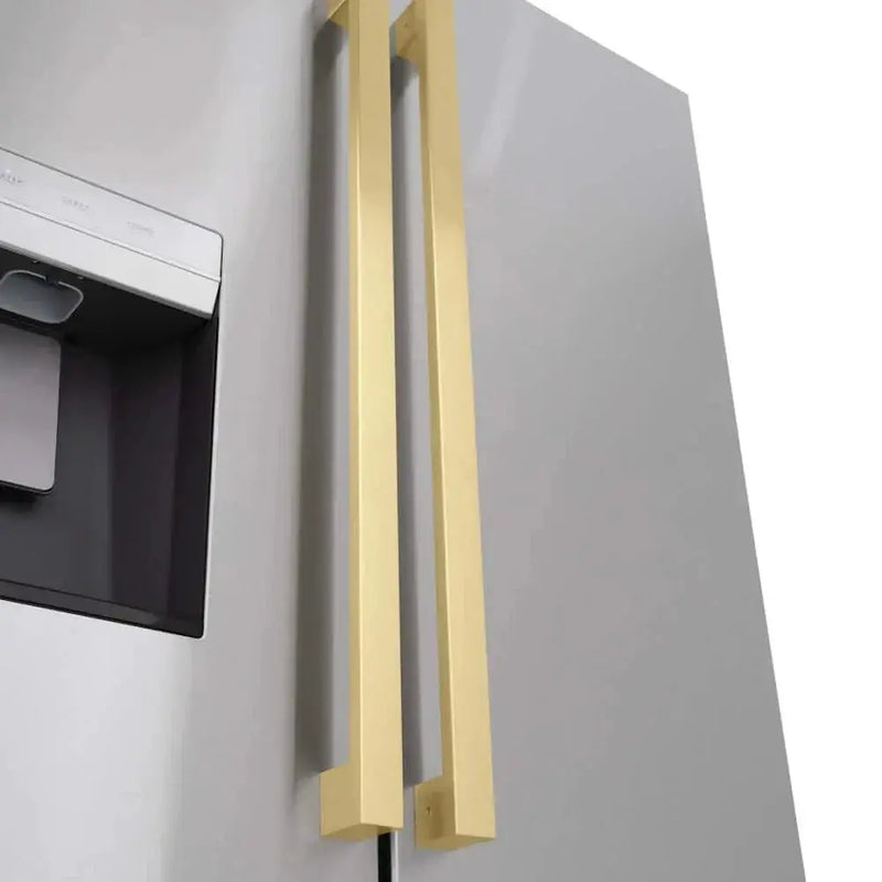 ZLINE 36" Refrigerator, Water, Ice Dispenser, Fingerprint Resistant, RSMZ-W-36-FCB by Farmhouse Kitchen and Bath