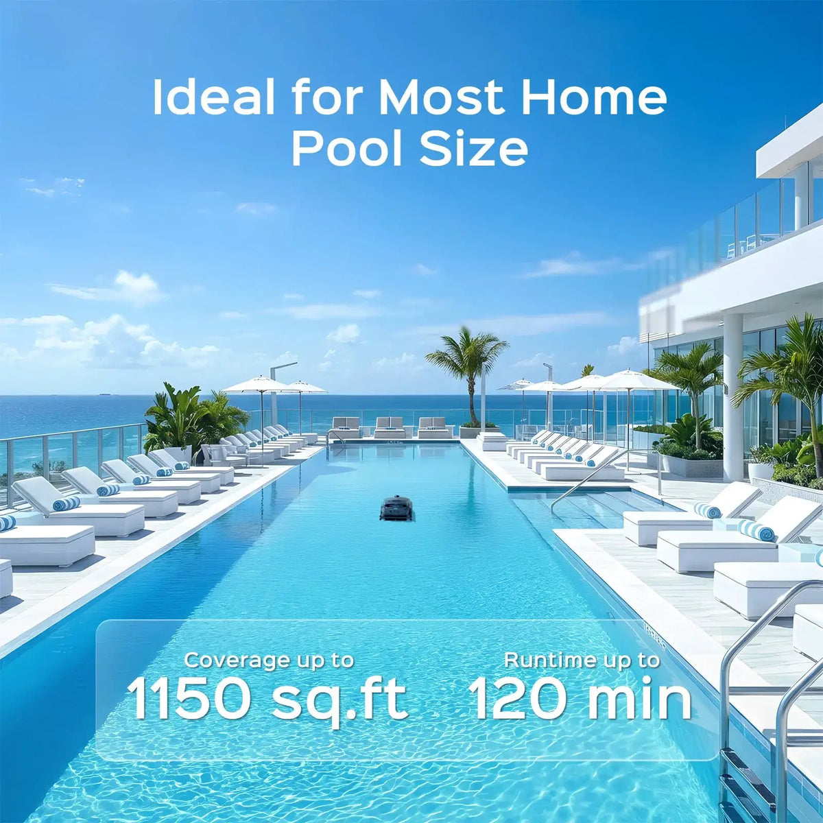 WYBOT B1 Cordless Robotic Pool Cleaner by WYBOT