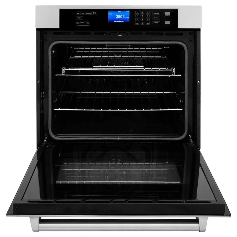 ZLINE 30" Oven ASW30 & Microwave MWO24 Bundle, 2KP-MW24-AWS30 by Farmhouse Kitchen and Bath