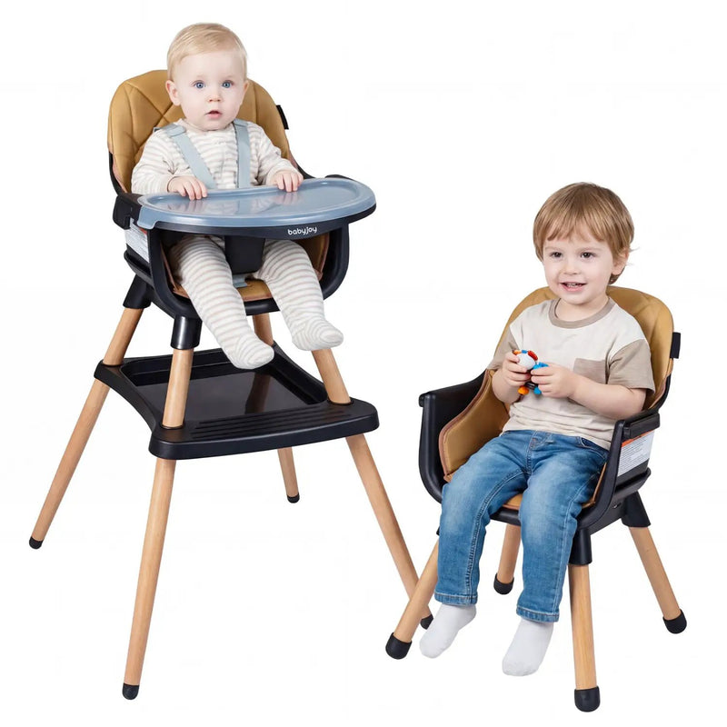 9-in-1 Convertible High Chair for Babies and Toddlers with Seat Cushion by DirectDeals