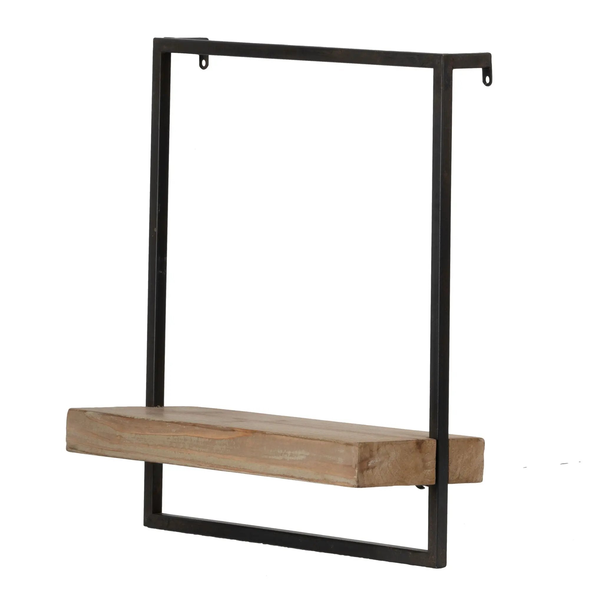 Wall Shelf, Wall Hanging Decor, Home Decor Accent - Black / Brown by HouseOfZazla