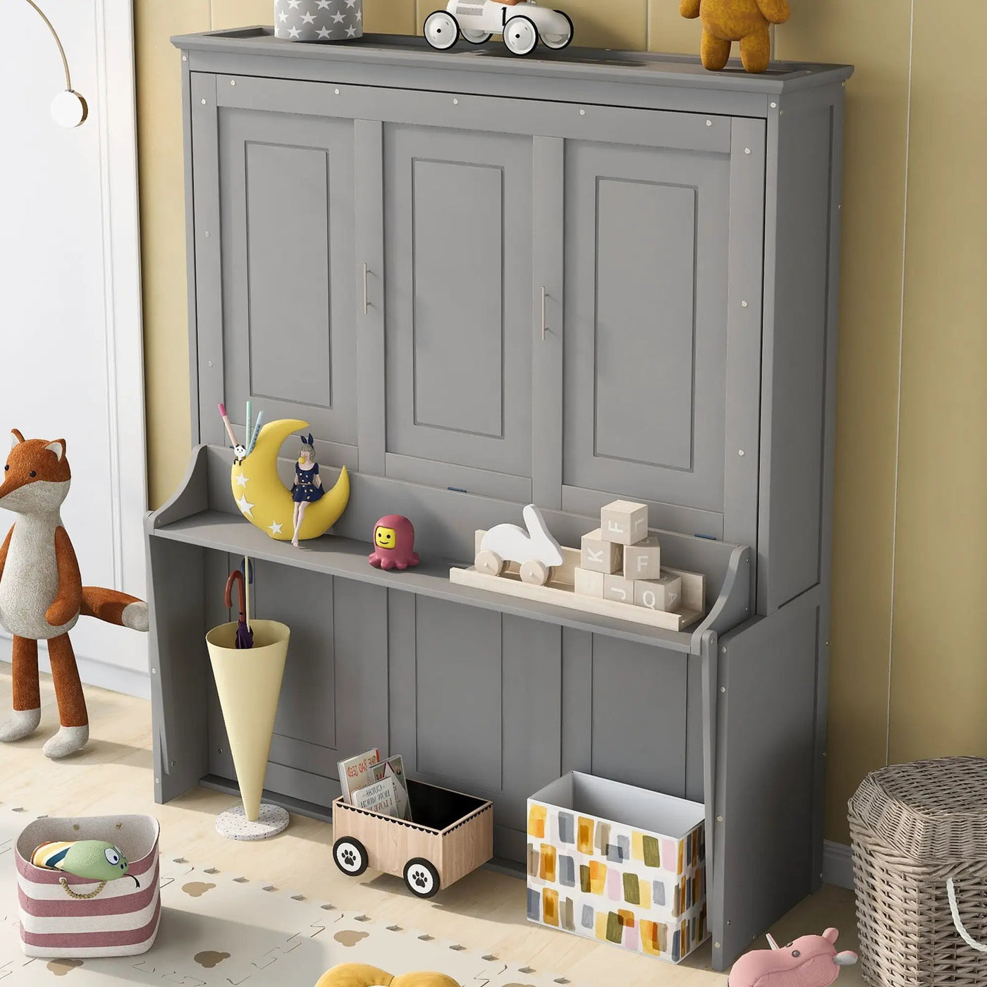 Murphy Bed With Shelf by HouseOfZazla