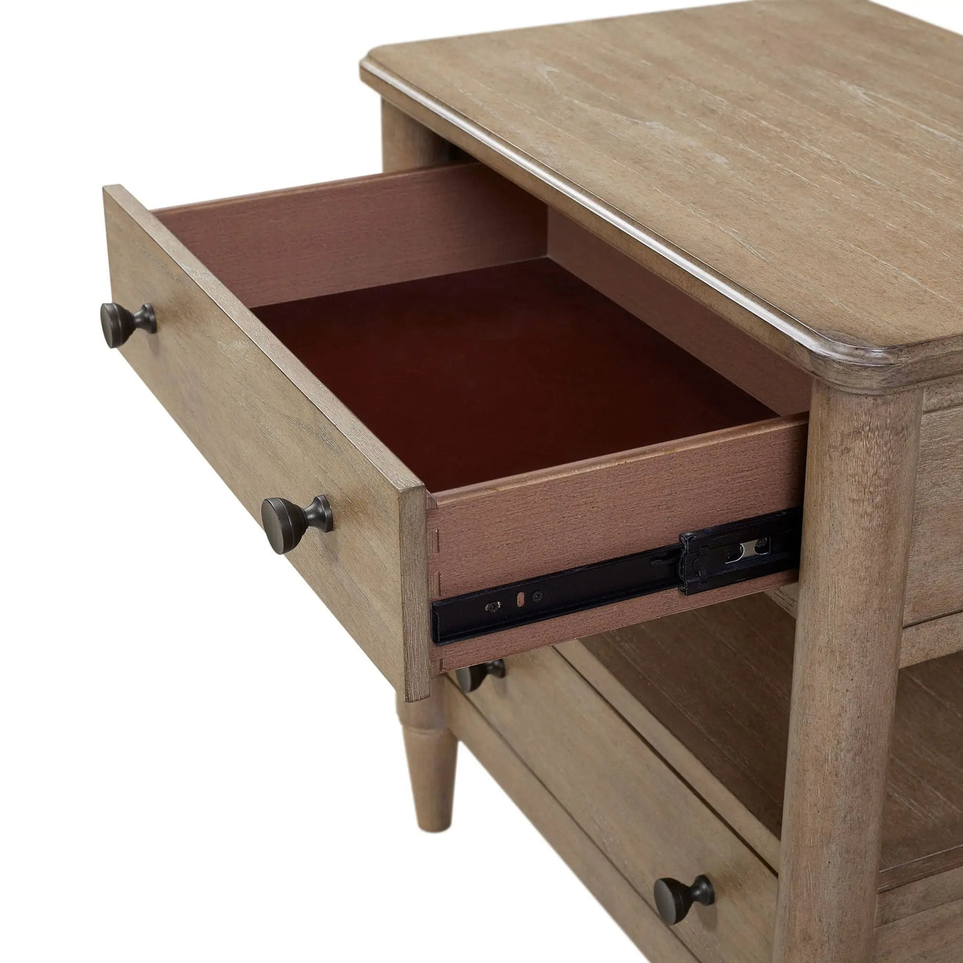 Open Nightstand With 2 Drawers by HouseOfZazla
