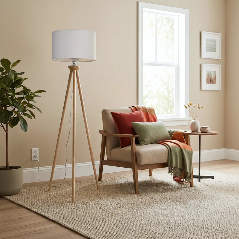 Tall Corner Floor Lamp by HouseOfZazla
