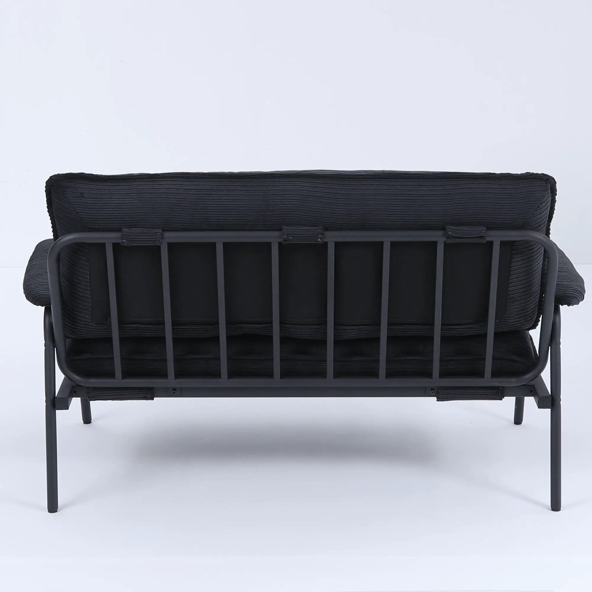 Modern Metal Frame Sofa With Sponge Filling For Compact Spaces And Versatile Use