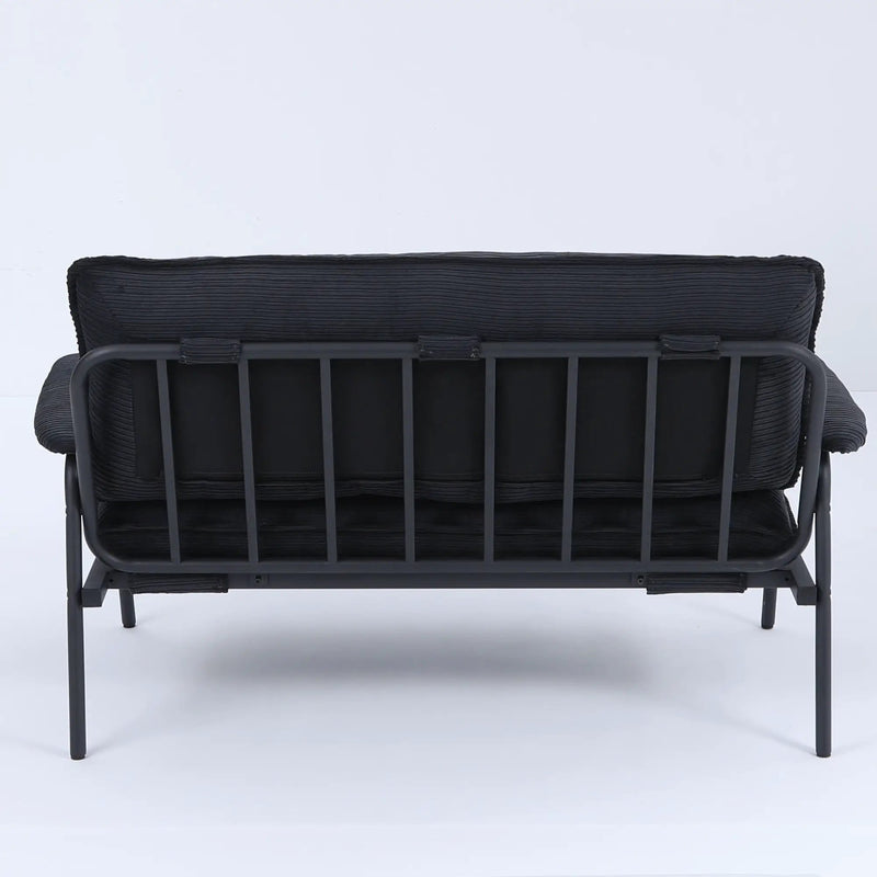 Modern Metal Frame Sofa With Sponge Filling For Compact Spaces And Versatile Use