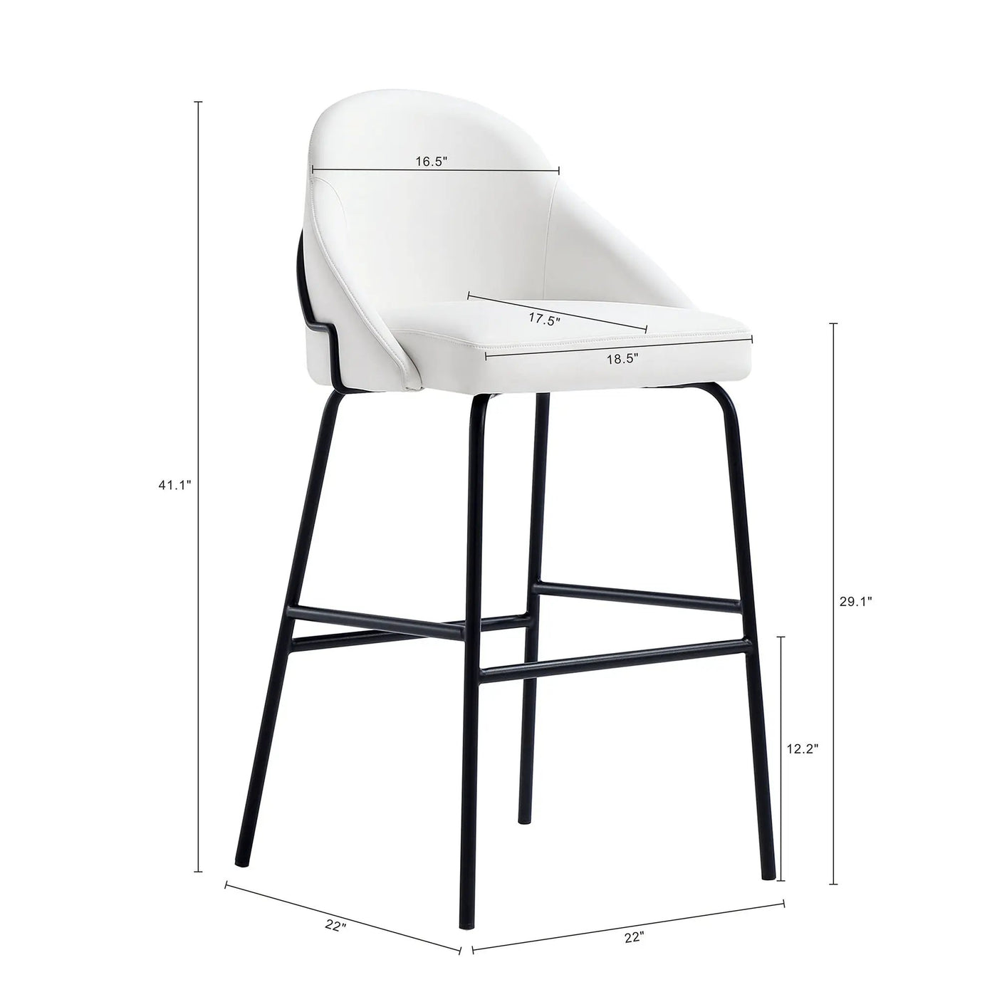 Gracie - Upholstered Barstool by HouseOfZazla