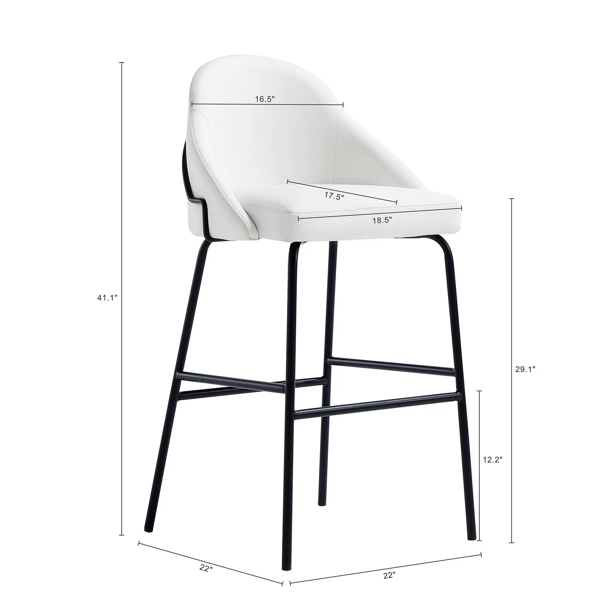 Gracie - Upholstered Barstool by HouseOfZazla