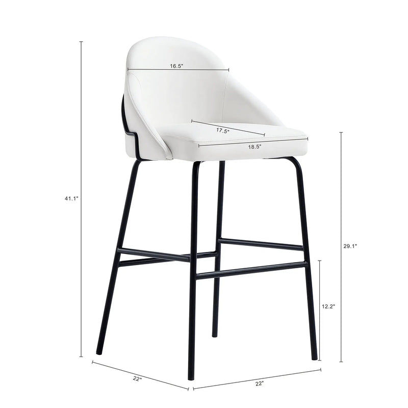 Gracie - Upholstered Barstool by HouseOfZazla