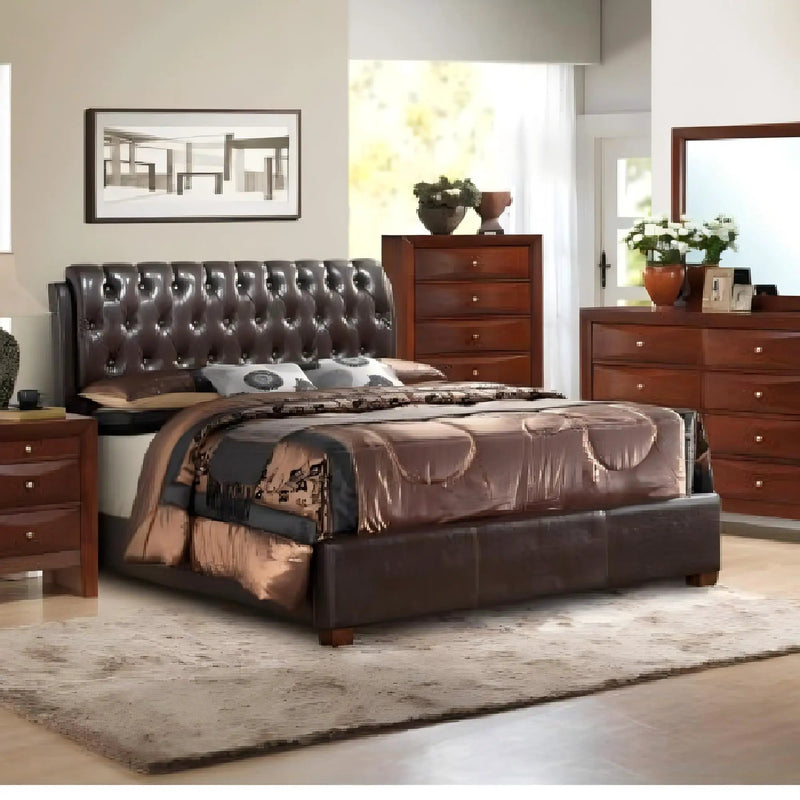 Tufted Upholstered Bed by HouseOfZazla