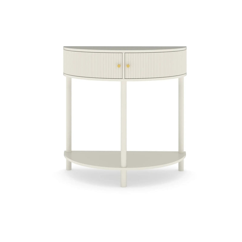Demi Lune - Console Table With 2 Storage Drawers by Unique Piece Furniture