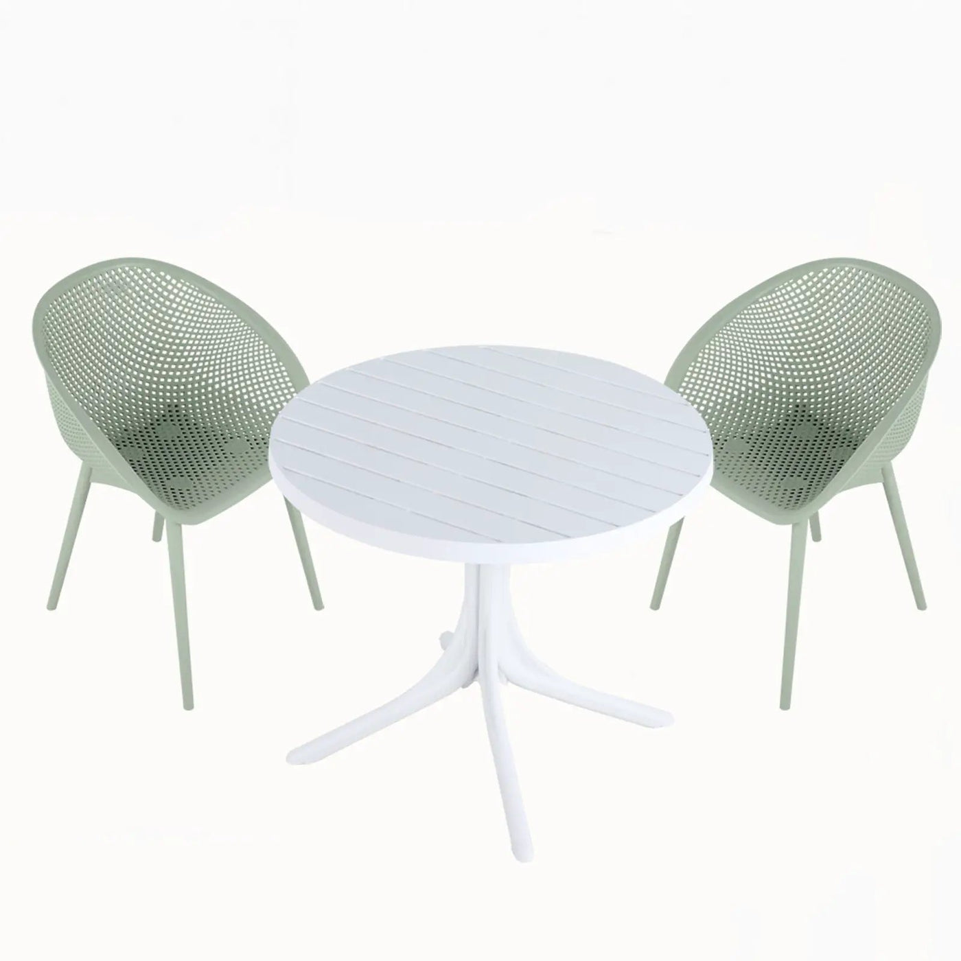 Modern Lounge Chair Set With Round Table by HouseOfZazla