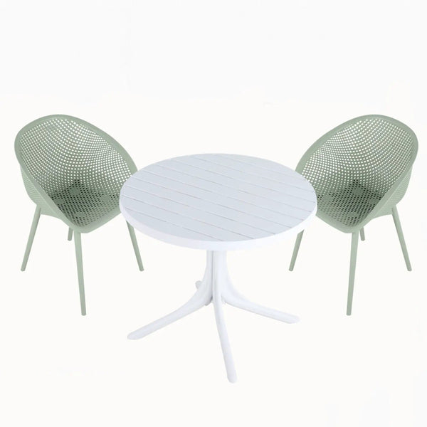 Modern Lounge Chair Set With Round Table, photo 2 of 17