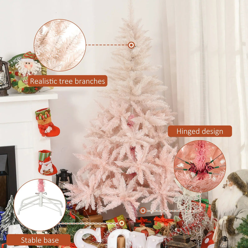 HOMCOM 7ft Unlit Spruce Artificial Christmas Tree by HouseOfZazla