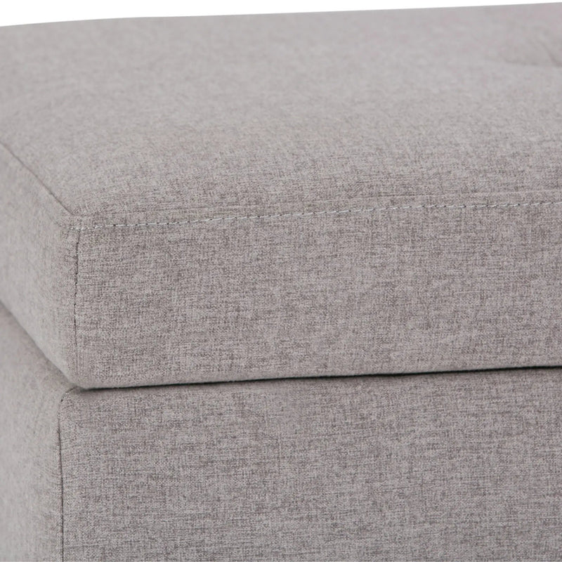 Oregon - Contemporary Storage Ottoman Bench With Tray by HouseOfZazla