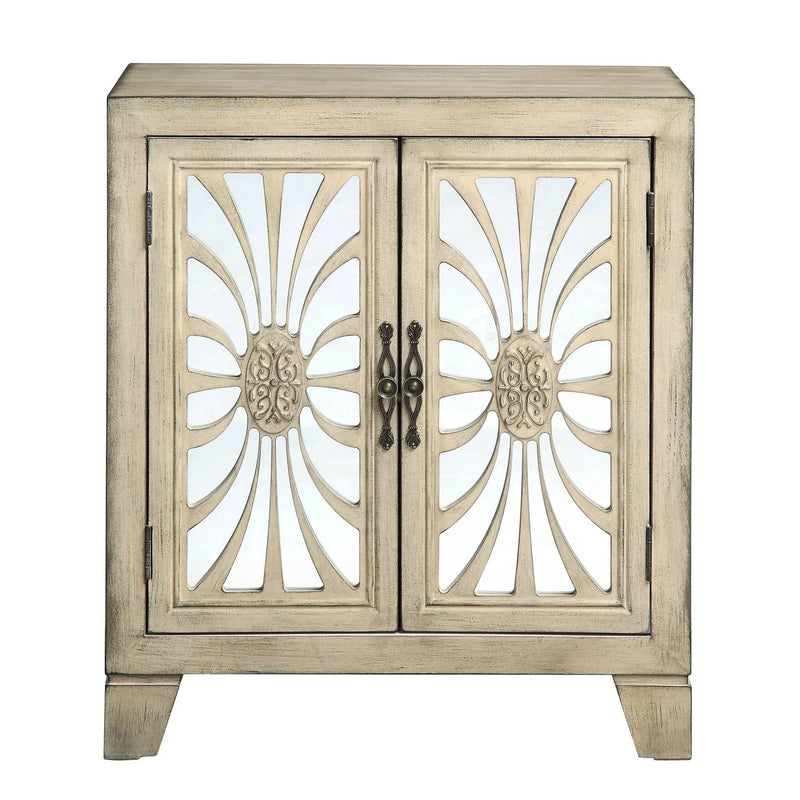 Nalani Console Cabinet - Antique White by HouseOfZazla