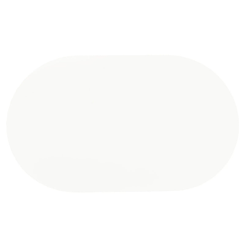 Oval Dining Table - White - Metal by HouseOfZazla