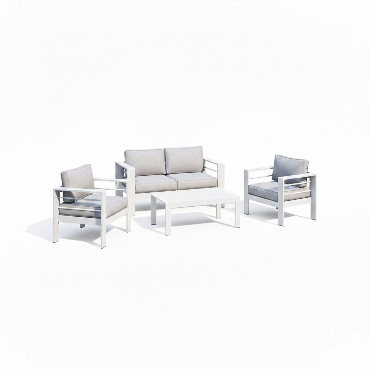 Outdoor Patio Set With All-Weather Thick Cushions by HouseOfZazla